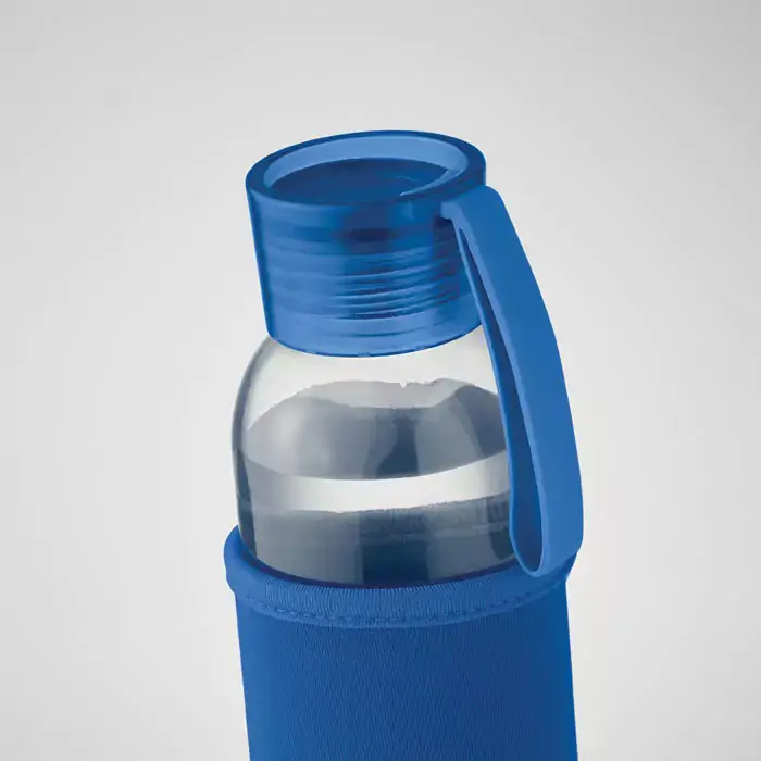 500ml Kılıflı Geri Dönüştürülmüş Cam Su Şişesi Promozone
