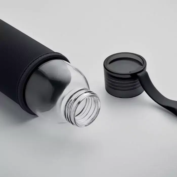 500ml Kılıflı Geri Dönüştürülmüş Cam Su Şişesi Promozone
