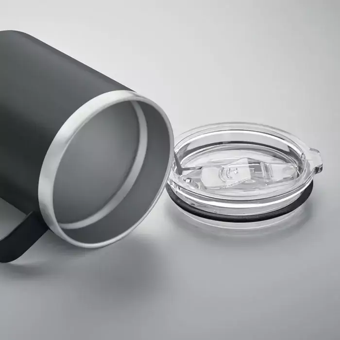 300 ml Geri Dönüştürülmüş Paslanmaz Çelik Termos Kupa - Çift Duvarlı Promozone