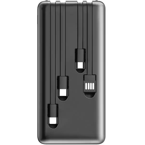 20.000 mAh Dahili Kablolu Cam Görünümlü Powerbank Promozone