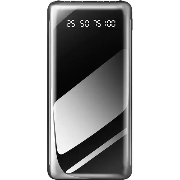 20.000 mAh Dahili Kablolu Cam Görünümlü Powerbank Promozone