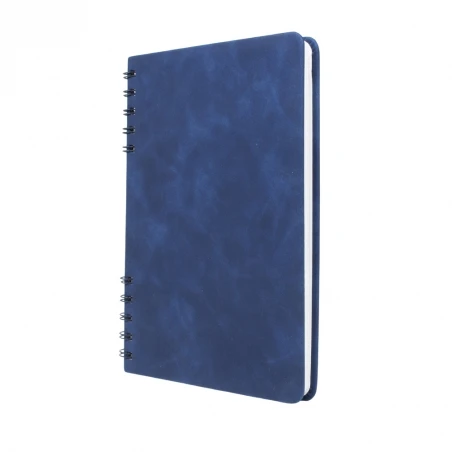 Sert Kapaklı Spiralli Defter 14,2 × 21 cm - Lacivert