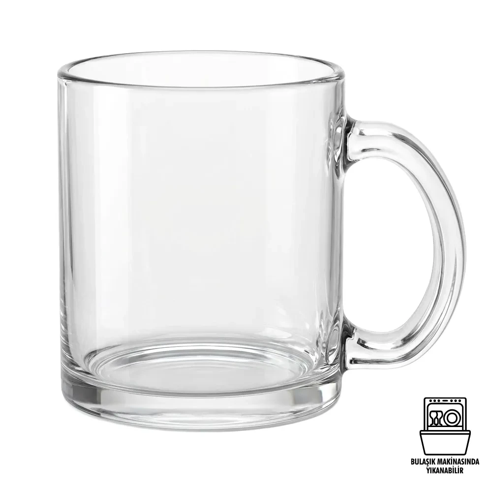 Süblimasyon Cam Kupa Bardak - Kutulu Promozone