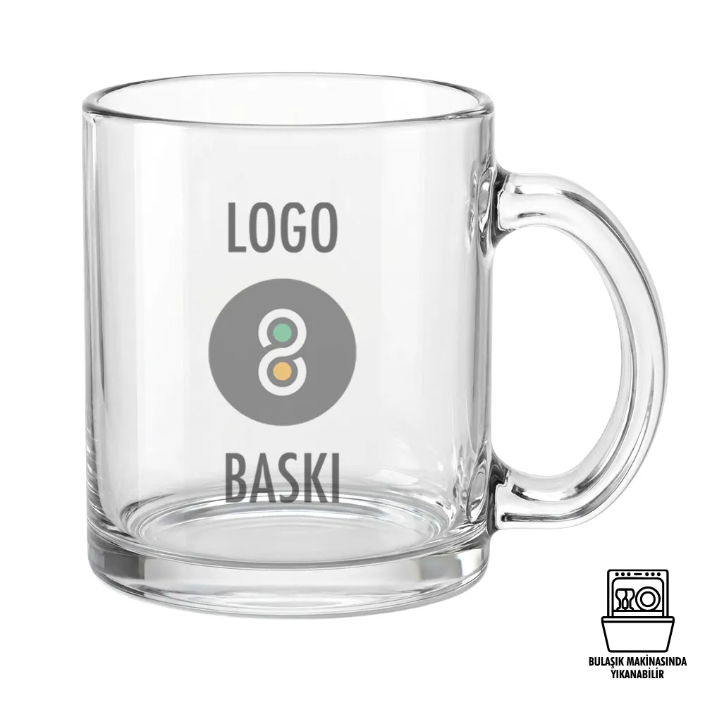 Süblimasyon Cam Kupa Bardak - Kutulu Promozone