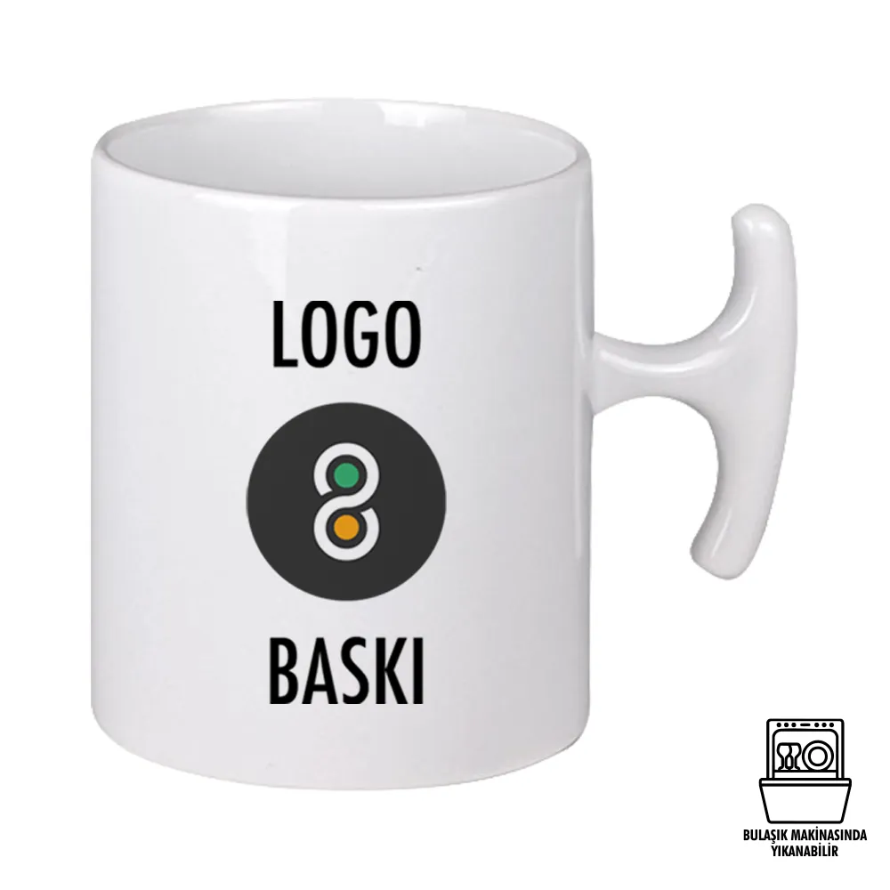 Süblimasyon Hammer Porselen Beyaz Kupa Bardak Kutulu - Logo Baskılı