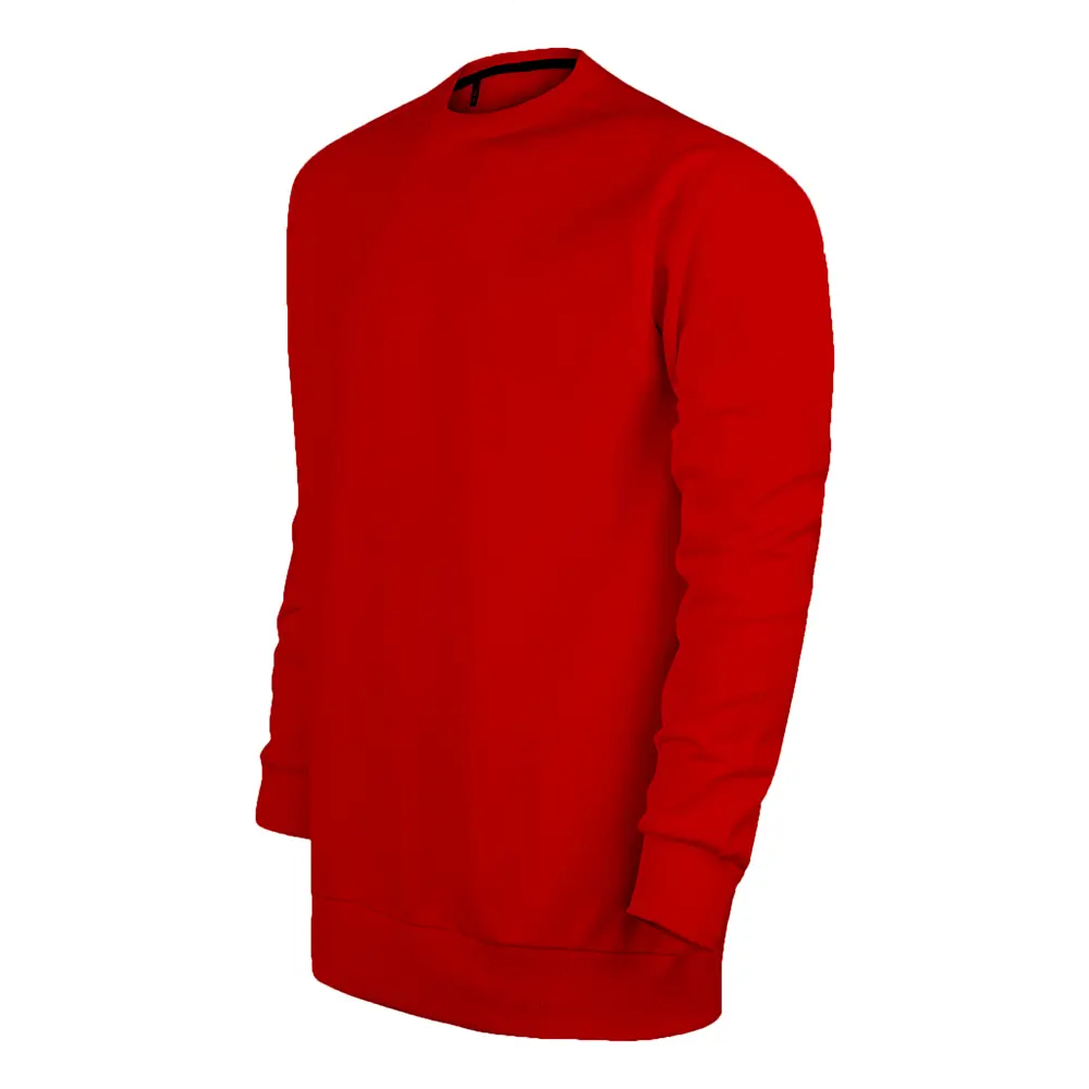 Pamuklu Kaliteli Yetişkin Bisiklet Yaka Sweatshirt Promozone