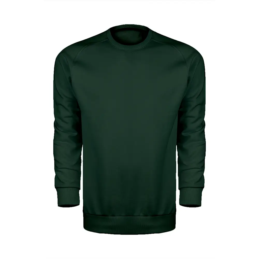 Pamuklu Kaliteli Yetişkin Bisiklet Yaka Sweatshirt Promozone