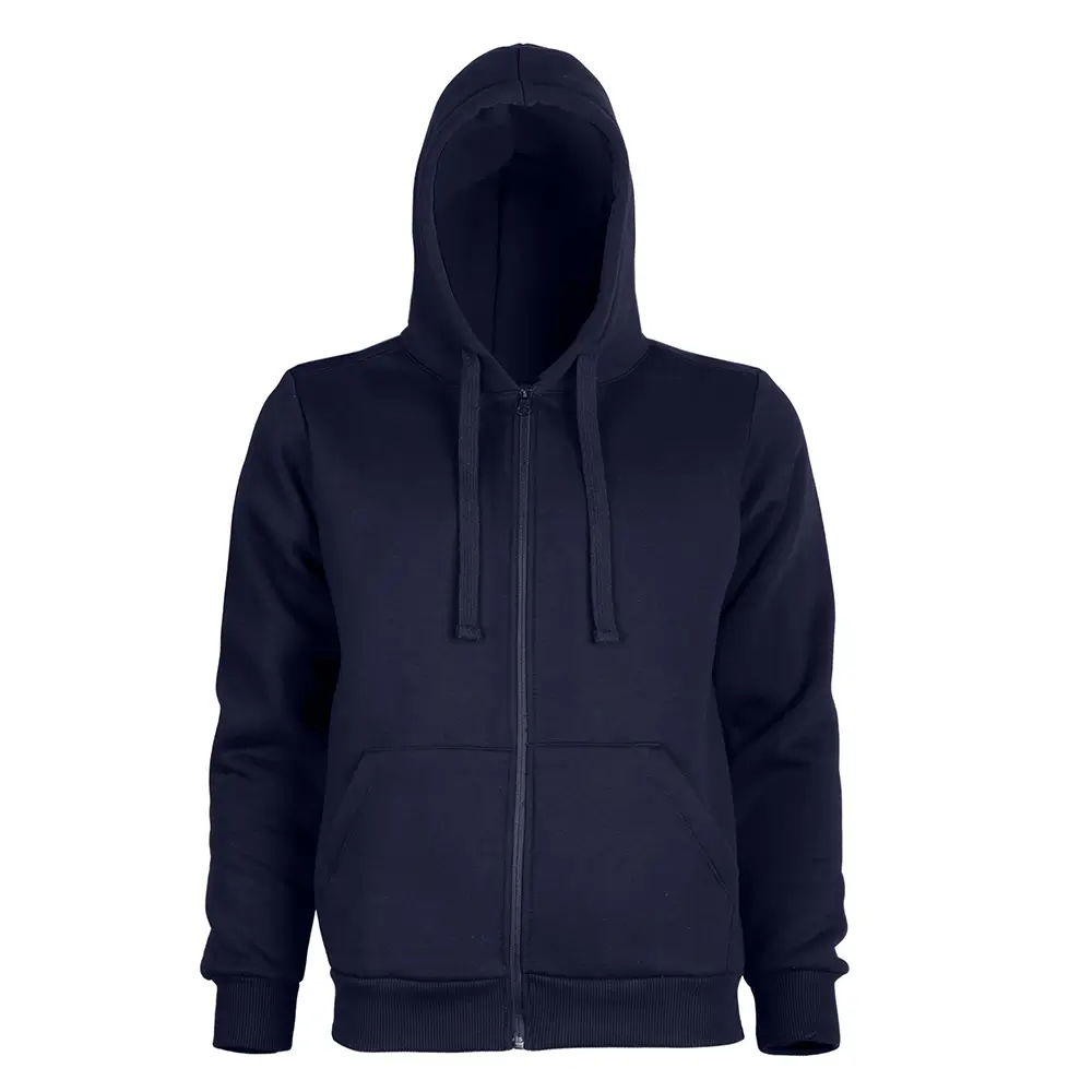 Pamuklu Kaliteli Yetişkin Kapüşonlu Fermuarlı Sweatshirt Promozone