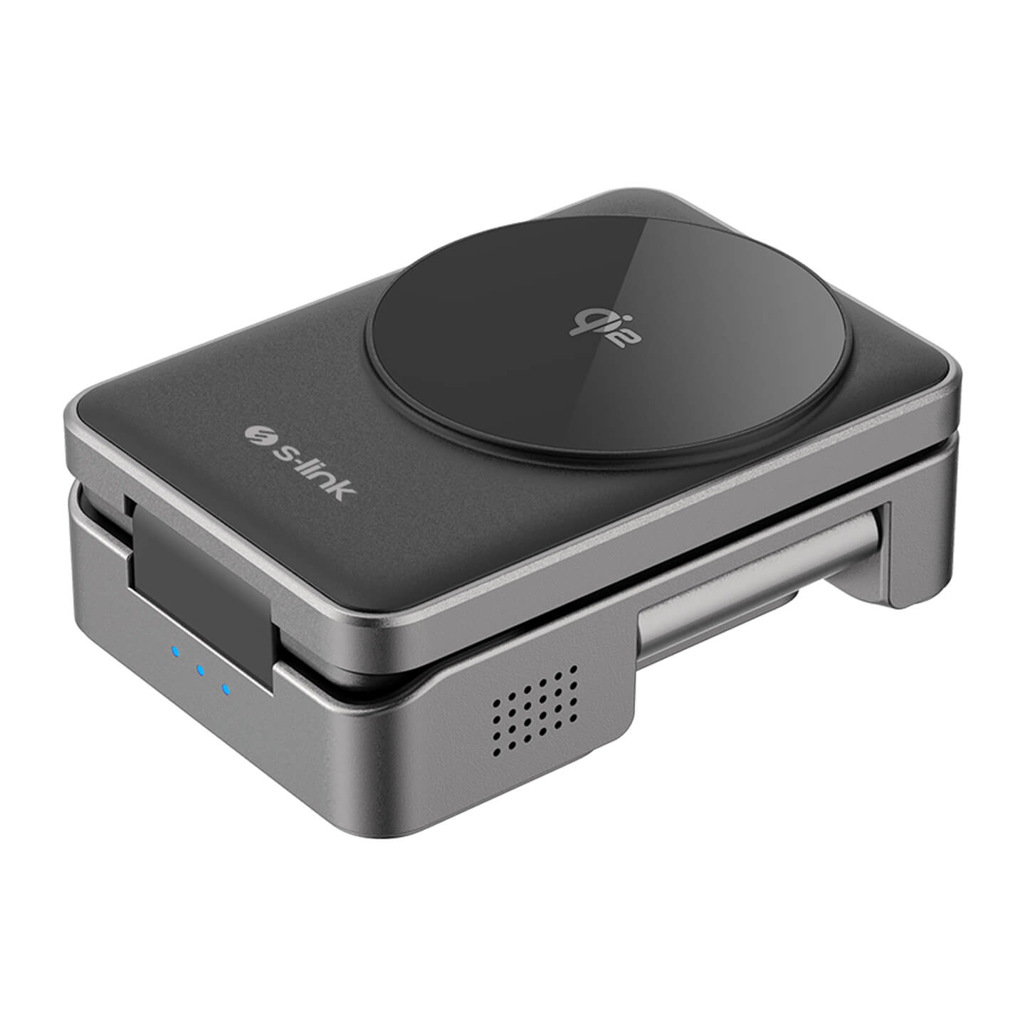 S-link SW-CWF116 Telefon Kulaklık Akıllı Saat 15W 3 in 1 Magsafe Qi2 Kablosuz Şarj Cihazı Promozone