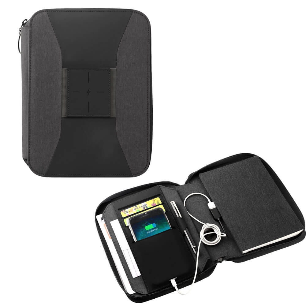 5000 mAh Wireless Organizer Powerbank Promozone