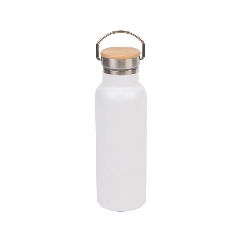 600 ml Bambu Kapak Detaylı Renkli Paslanmaz Çelik Termos Promozone