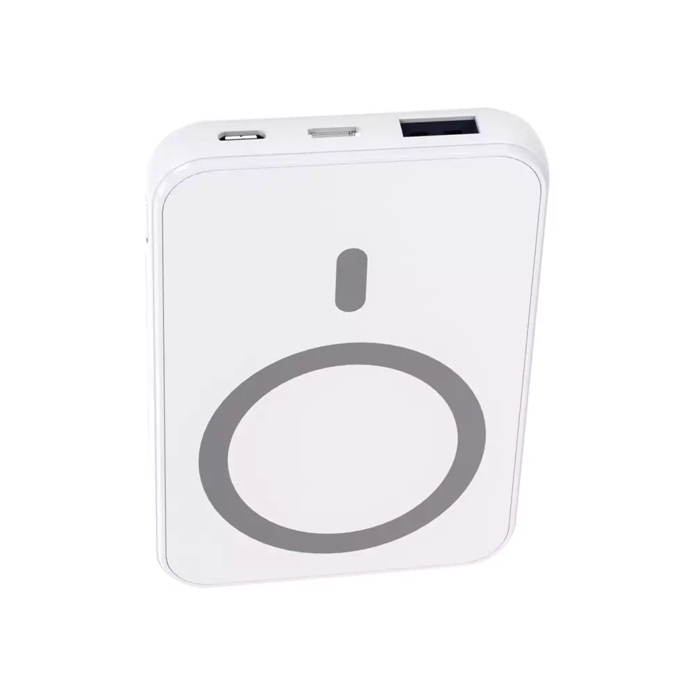 5000 mAh Magesafe Özellikli Led Güç Göstergeli Wireless Kablosuz Powerbank Promozone