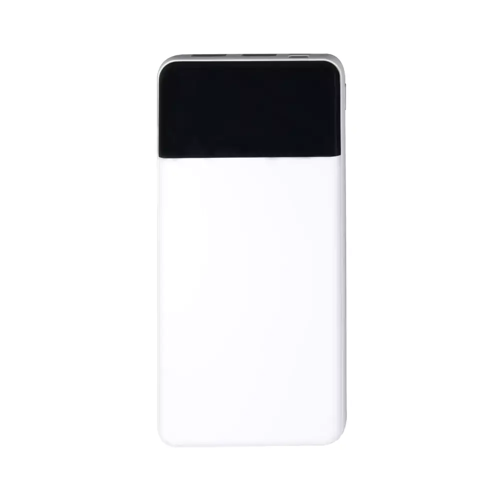 10000 mAh Dijital Ekran Göstergeli Plastik Gövde Micro+Type C Girişli Powerbank Promozone