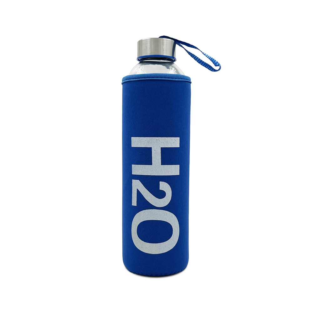 750 ML H2o Kılıflı Cam Matara Promozone