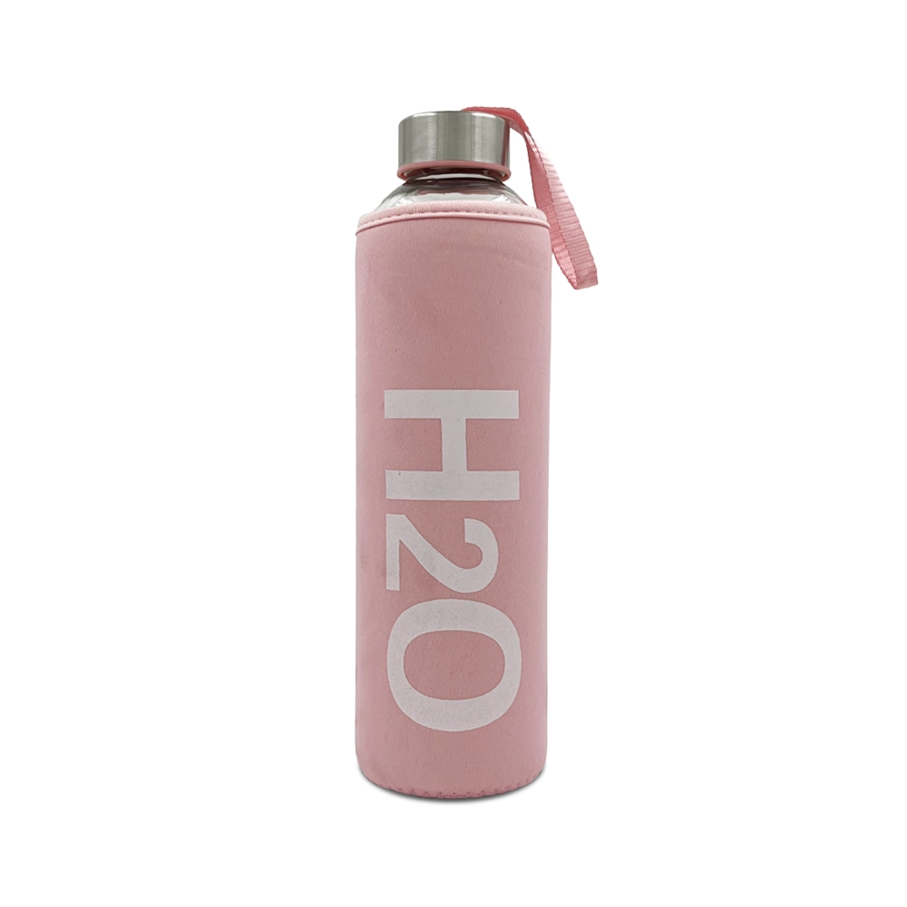 750 ML H2o Kılıflı Cam Matara Promozone