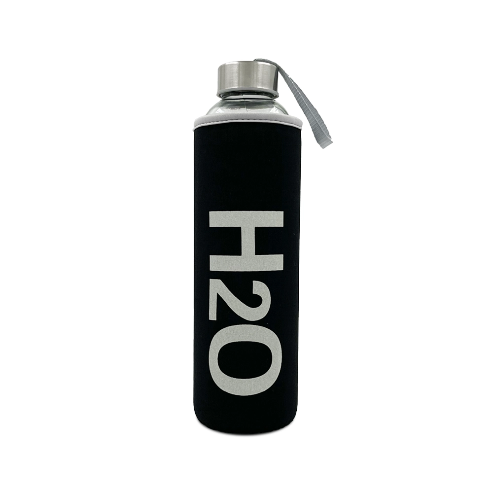 750 ML H2o Kılıflı Cam Matara Promozone
