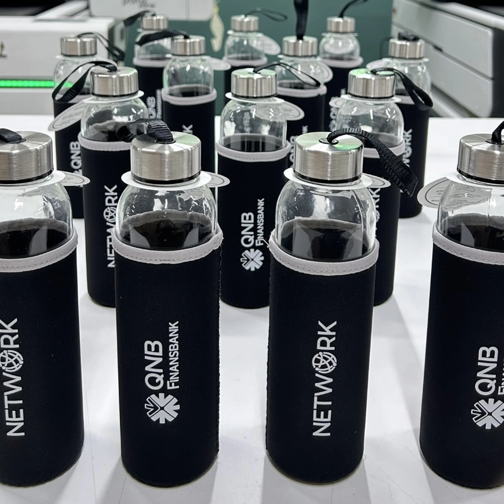 500 ml Kılıflı Cam Şişe Promozone
