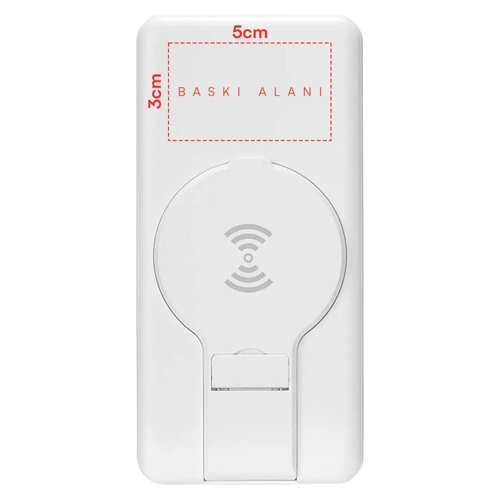 S-link P110 10000mAh PRM PD22.5W+QC3.0 Magsafe 15W Kablosuz Standlı Taşınabilir Pil Şarj Cihazı Powerbank Promozone