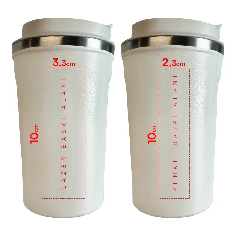 380 ML Dijital Göstergeli Termos Bardak Promozone