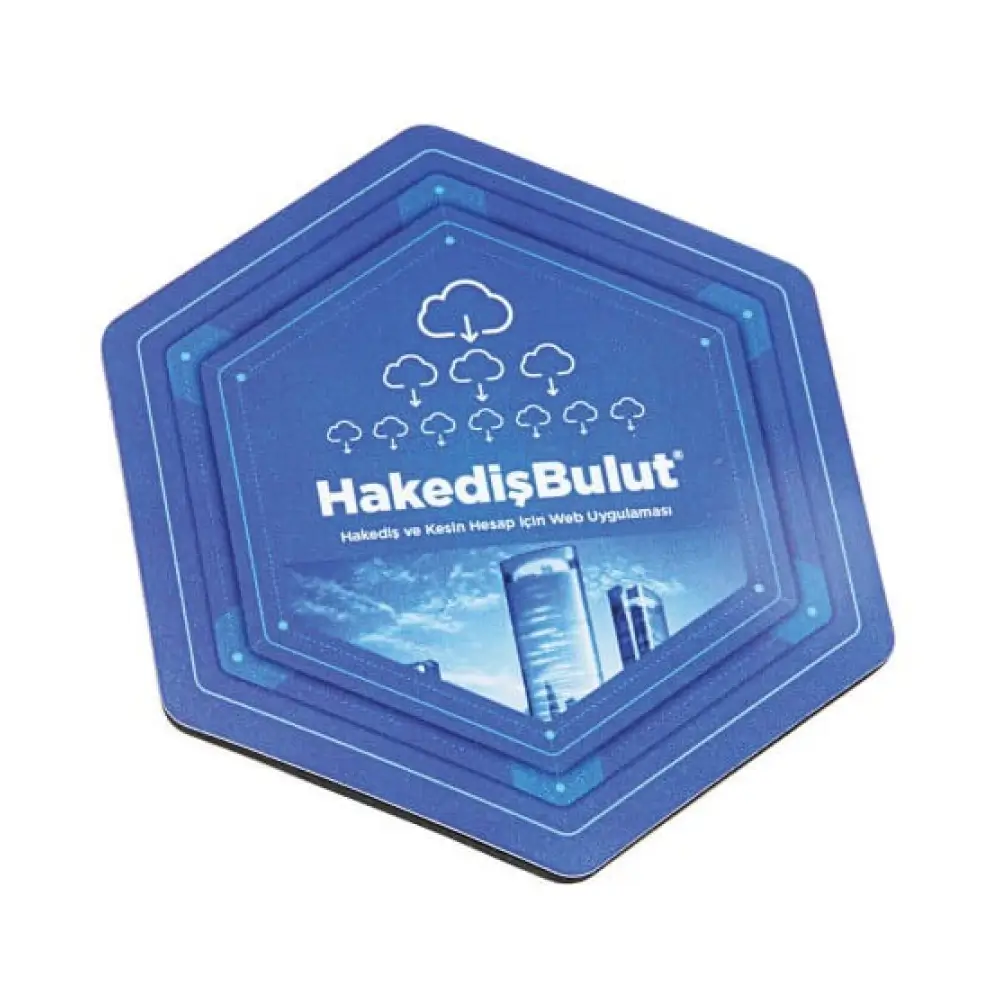 9x9 cm İçerisinde Özel Kesim Bardak Altlığı Promozone