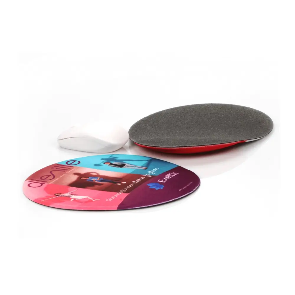 Özel Üretim Sünger Bilekli Oval Mouse Pad Promozone