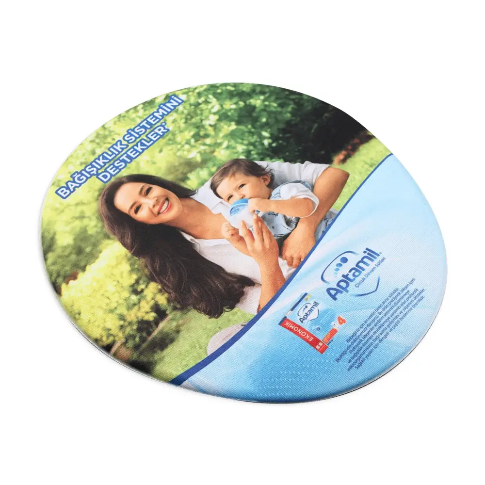 Özel Üretim Sünger Bilekli Oval Mouse Pad Promozone