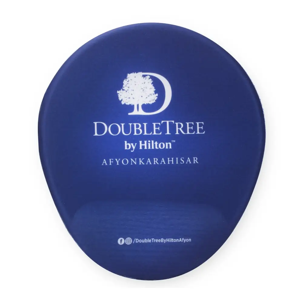 Özel Üretim Sünger Bilekli Oval Mouse Pad Promozone