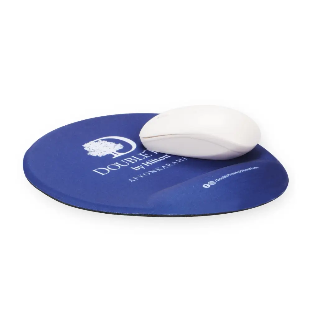 Özel Üretim Sünger Bilekli Oval Mouse Pad Promozone