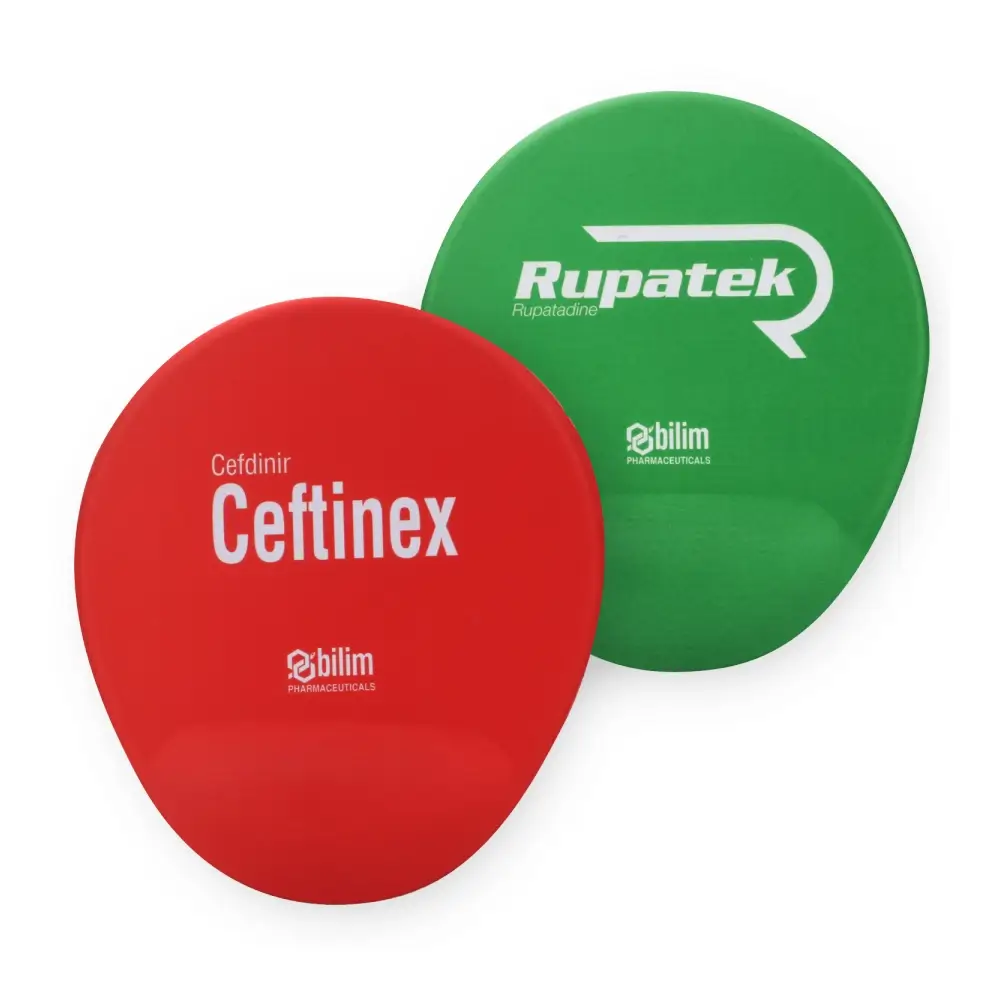 Özel Üretim Sünger Bilekli Oval Mouse Pad Promozone