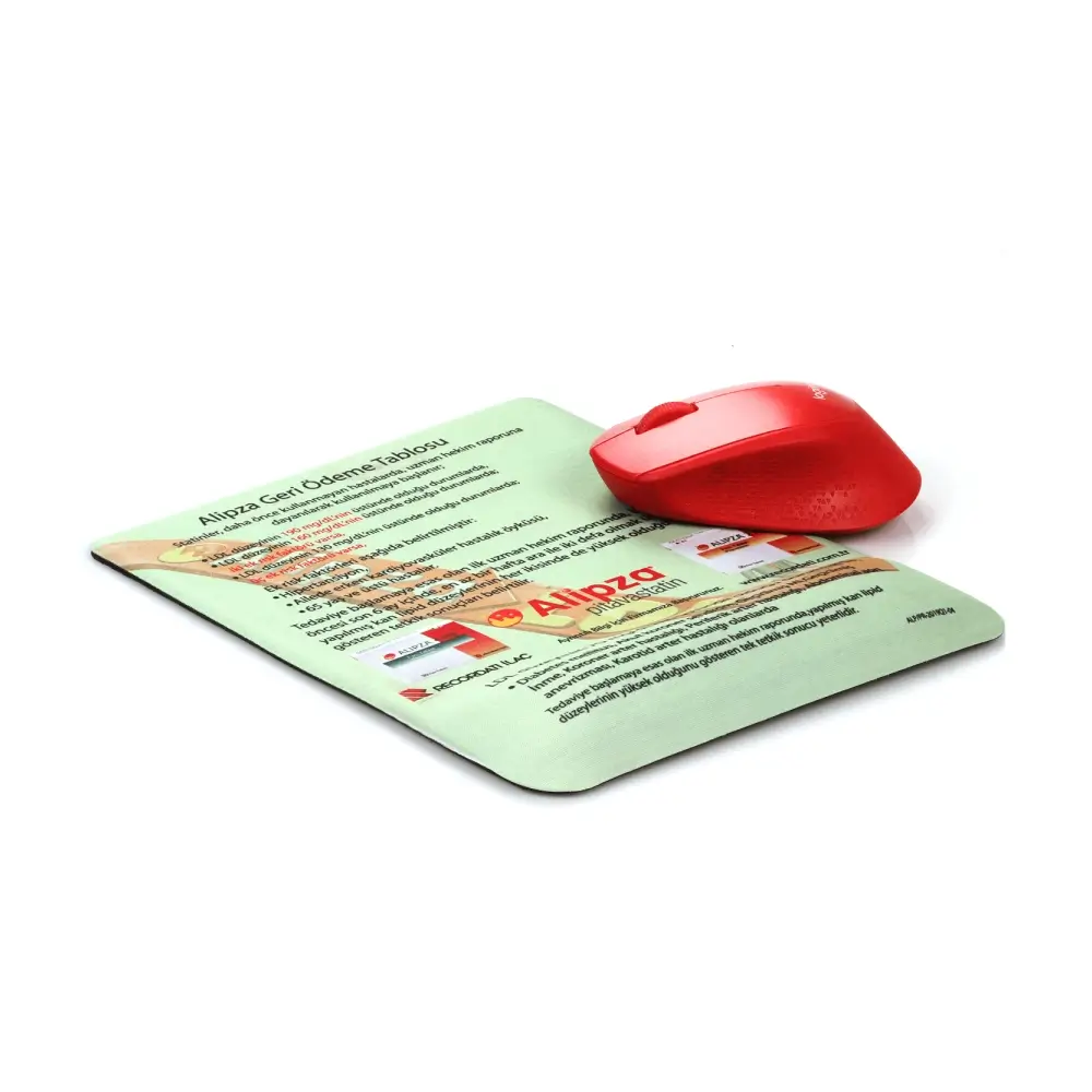 Özel Üretim Sünger Bilekli Dikdörtgen Mouse Pad Promozone