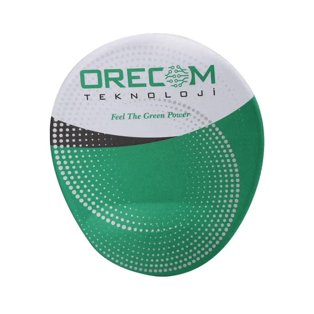 Özel Üretim Sünger Bilekli Oval Mouse Pad Promozone