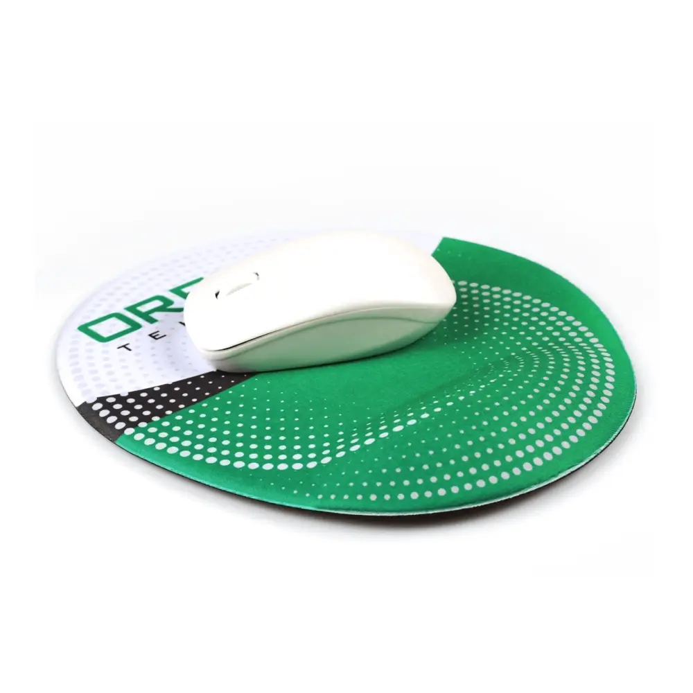 Özel Üretim Sünger Bilekli Oval Mouse Pad Promozone