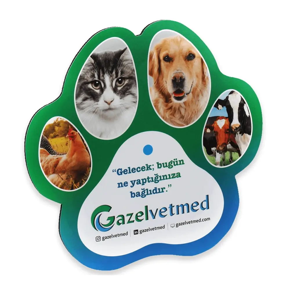 Özel Kesim Logo Baskılı Mouse Pad (22x18cm Alan İçerisinde) Promozone
