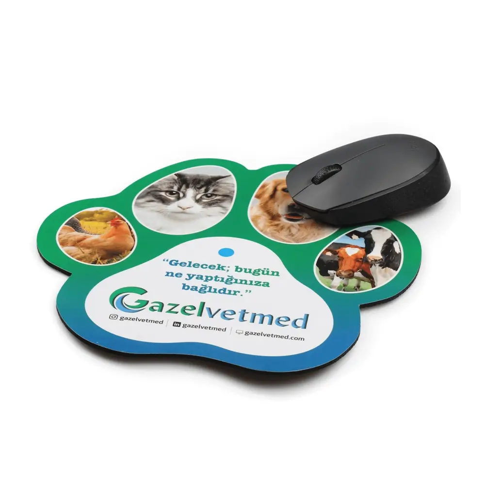 Özel Kesim Logo Baskılı Mouse Pad (22x18cm Alan İçerisinde) Promozone