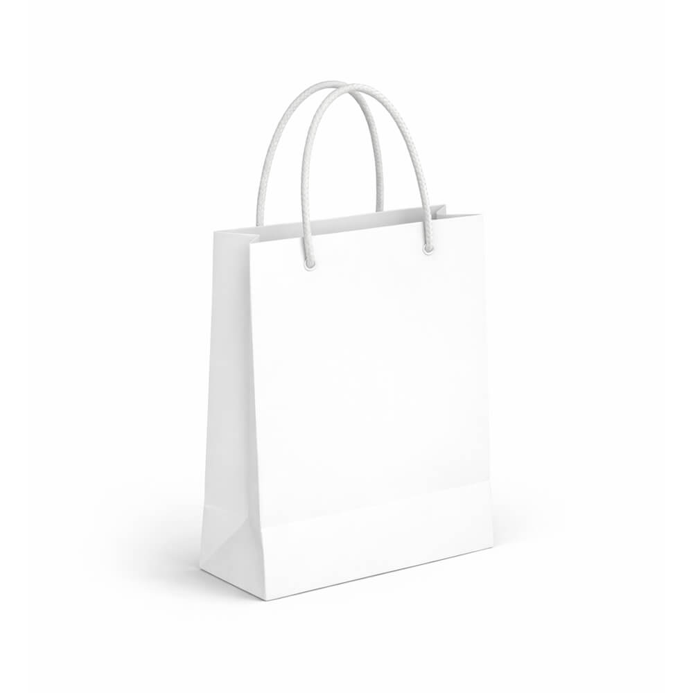 23x17x9 cm Küçük Boy 300 gram Mat Kuşe Yatay Karton Çanta