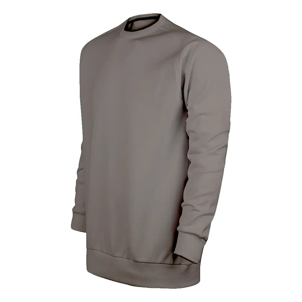 Pamuklu Kaliteli Yetişkin Bisiklet Yaka Sweatshirt Promozone