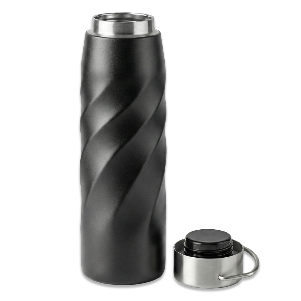 500 ml Çevirmeli Kapaklı Paslanmaz Çelik Termos