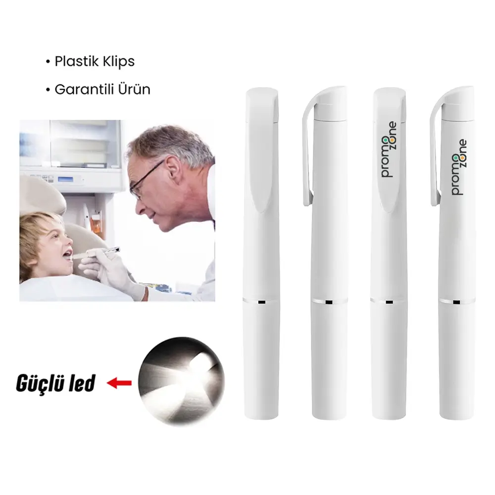 Penlight-Plastik Klips-Işıklı Doktor Kalemi Promozone