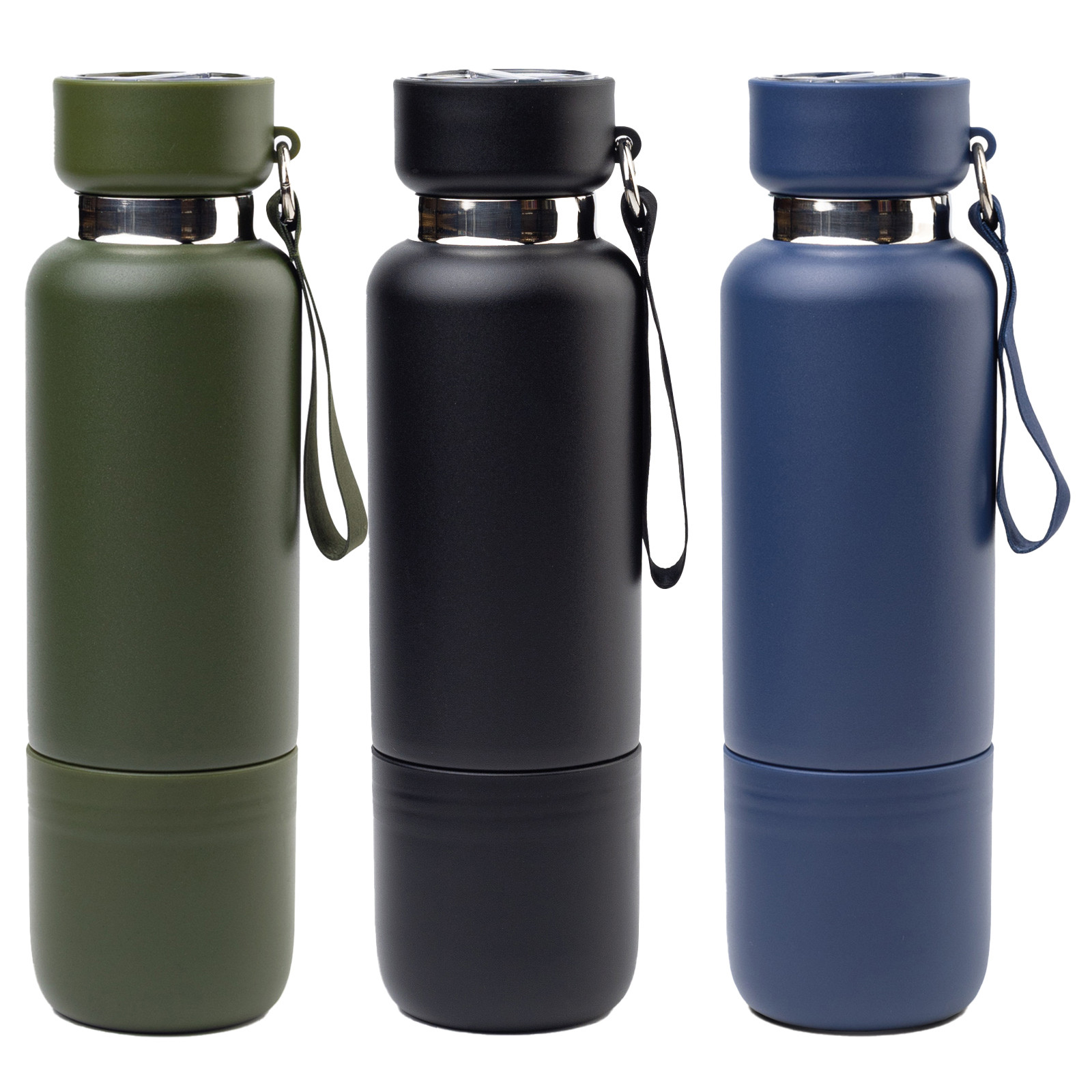 Taban Bardak Hazneli 500 ml Çelik Termos Promozone