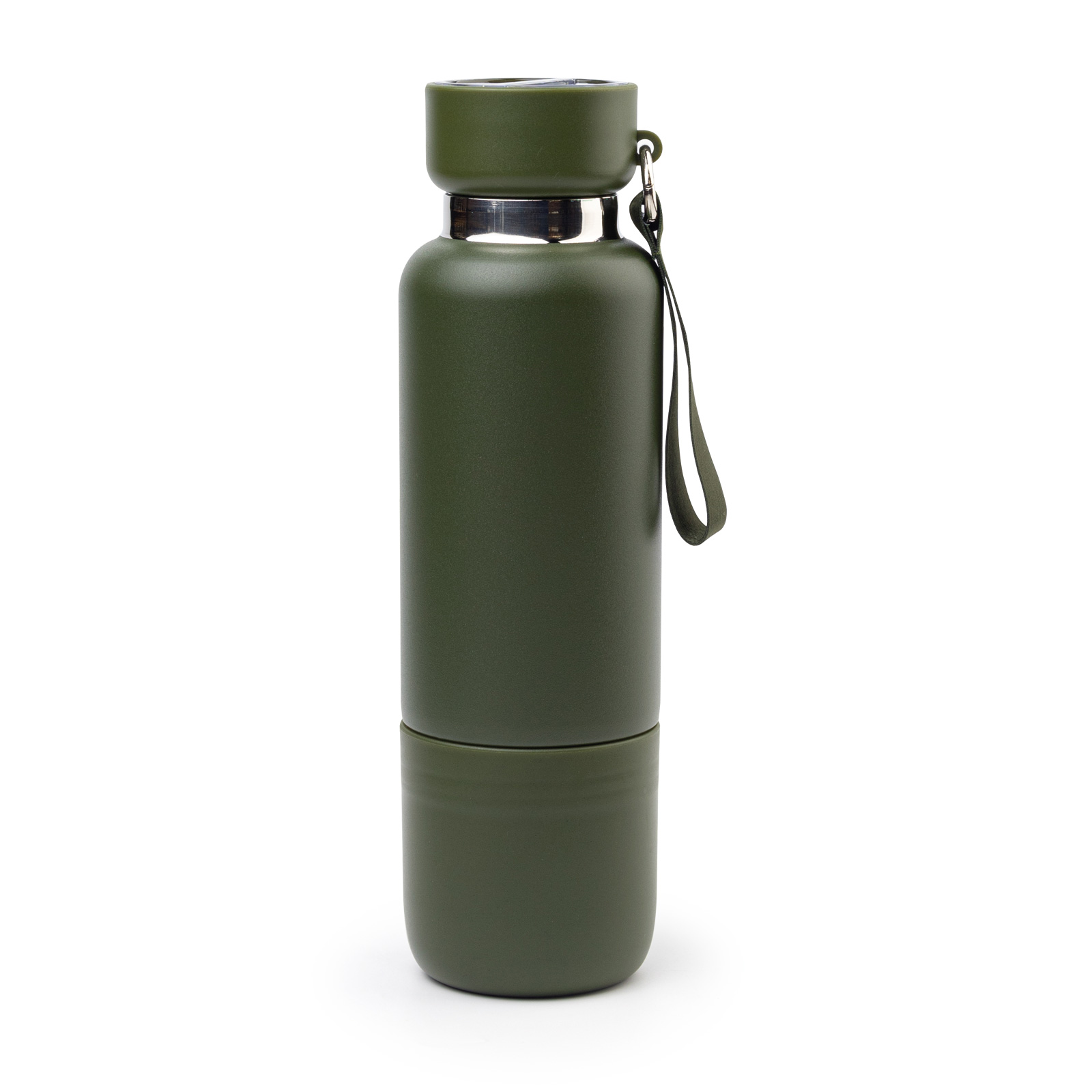 Taban Bardak Hazneli 500 ml Çelik Termos Promozone