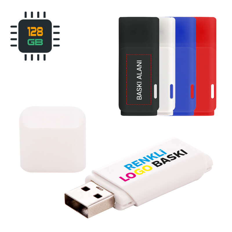 128 GB Plastik USB Bellek Promozone