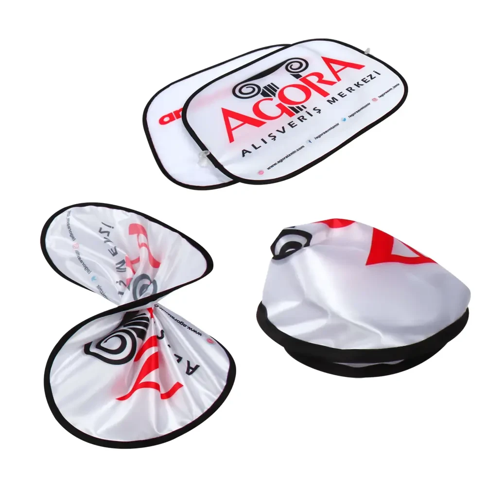 Logo Baskılı Katlanabilir Metalize Oto Yan Cam Güneşlik Promozone