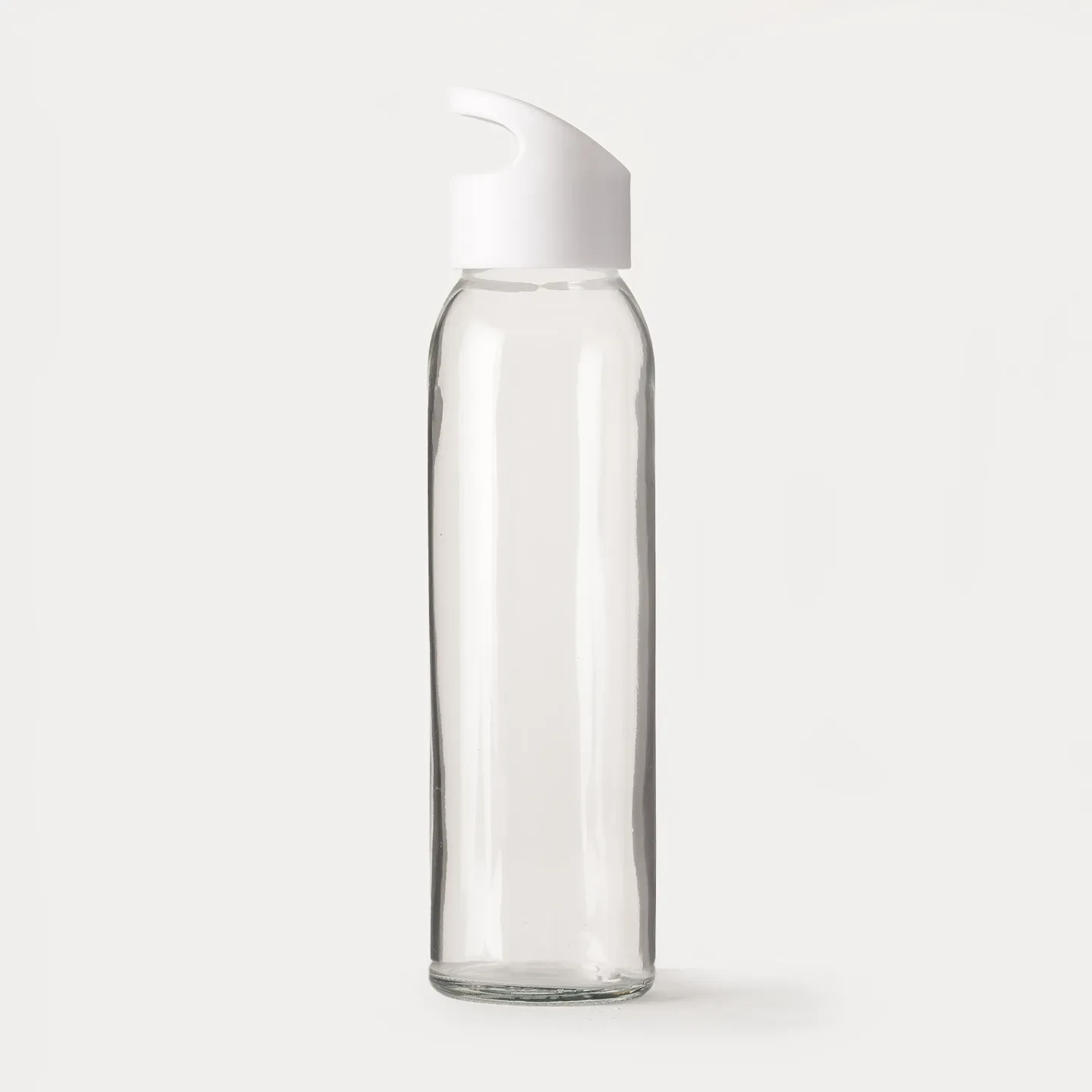 470ml Cam Su Şişesi - Beyaz
