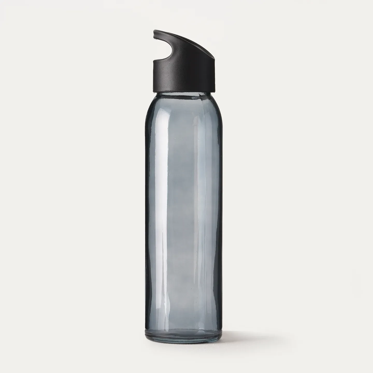 470ml Cam Su Şişesi - Siyah