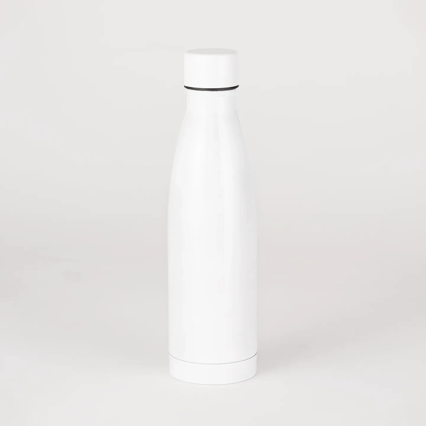 500 ml Paslanmaz Çelik Termos Şişe - Çift Duvarlı - Beyaz