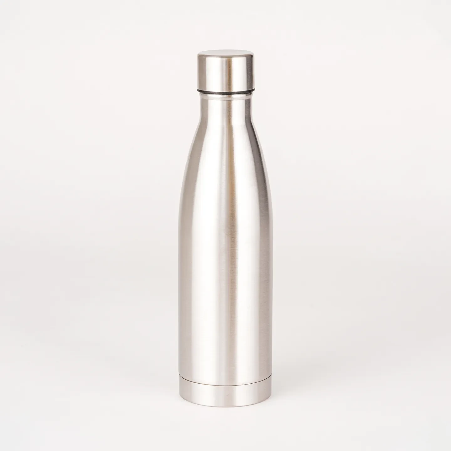 500 ml Paslanmaz Çelik Termos Şişe - Çift Duvarlı - Gümüş