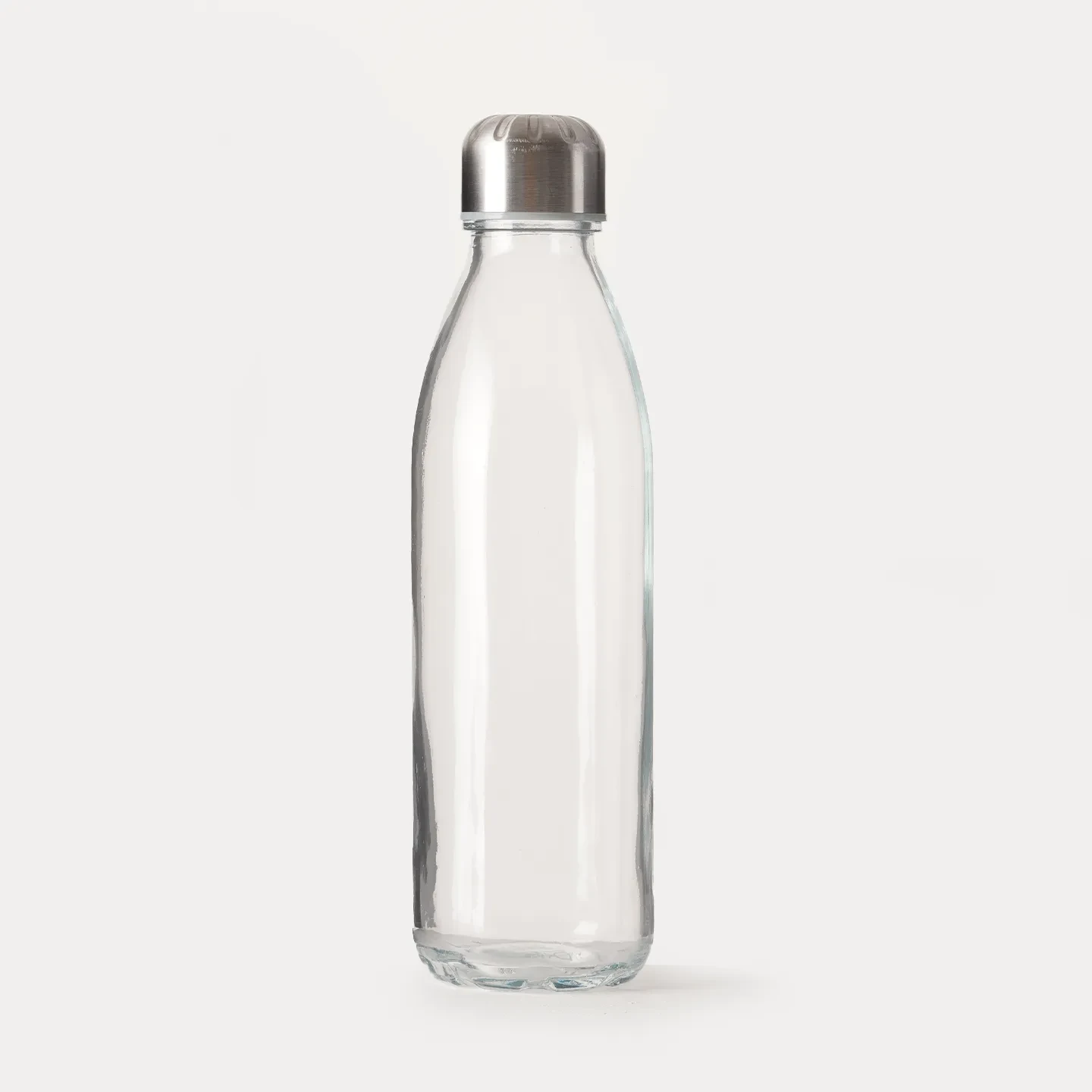 650 ml Renkli Cam Su Şişesi - Şeffaf