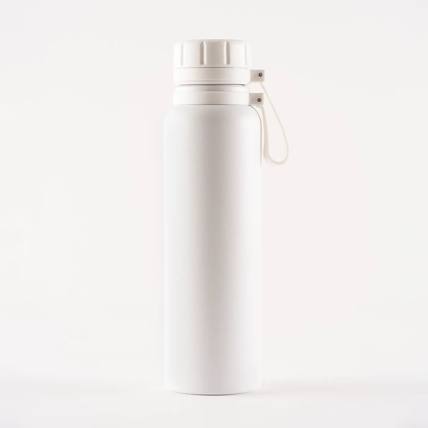 780 ml Çift Duvarlı Paslanmaz Çelik Termos Şişe - Beyaz