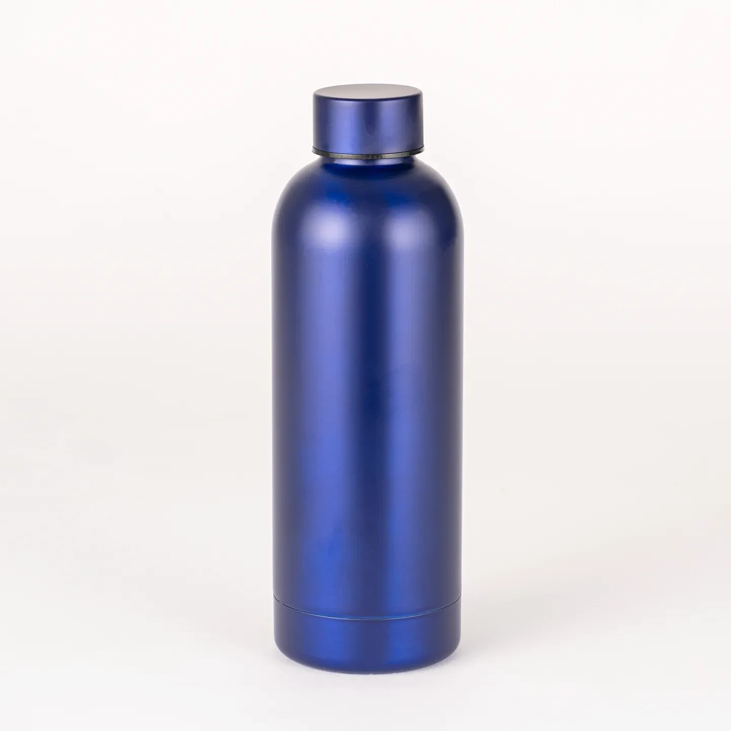 500 ml Geri Dönüştürülmüş Paslanmaz Çelik Termos Şişe - Çift Duvarlı - Mavi