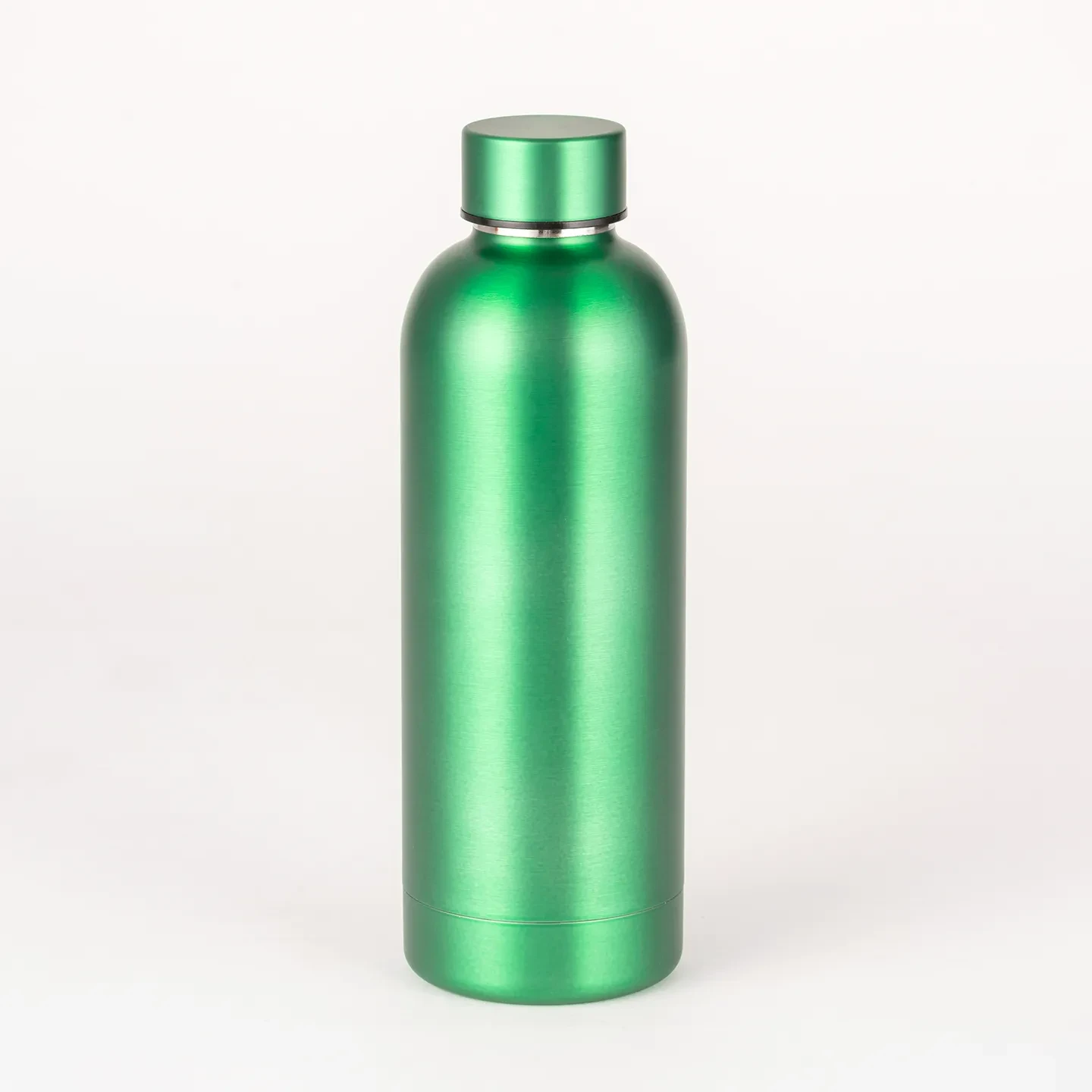 500 ml Geri Dönüştürülmüş Paslanmaz Çelik Termos Şişe - Çift Duvarlı - Yeşil